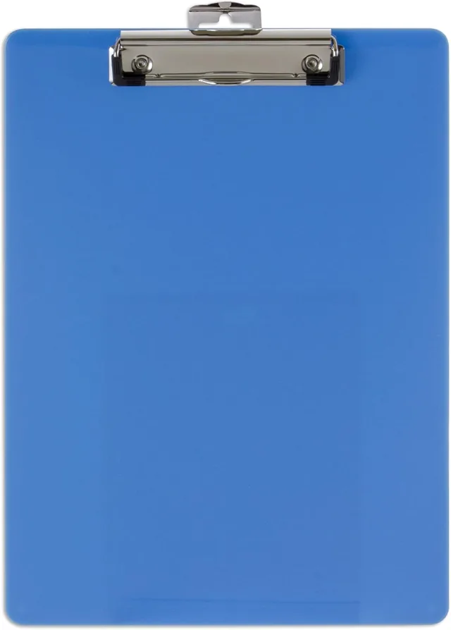 Letter-Size Clipboard, Arctic Blue — view 1